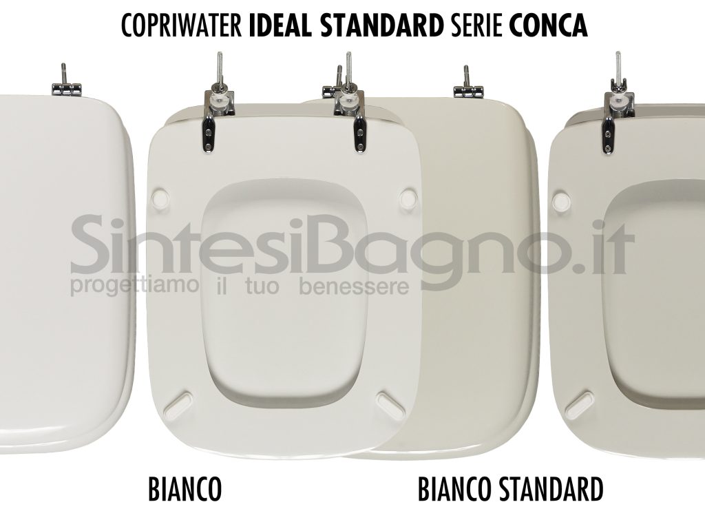 La differenza fra il colore BIANCO e il colore BIANCO STANDARD per sanitari e COPRIWATER