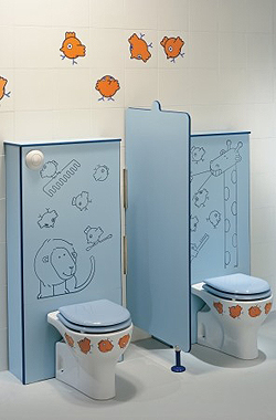 SMALL SIZE TOILET SEATS for "childhood" / "kindergarten" vases