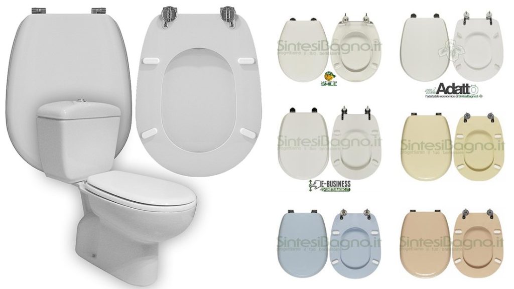 Toilet seat IDEAL STANDARD for sanitary OLD MODELS from the 70s, 80s, 90s