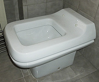 TOILET SEATS spare part for WC with RAISED / OBLIQUE top at 45%