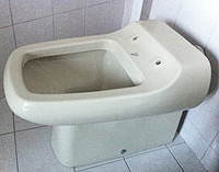TOILET SEATS spare part for WC with RAISED / OBLIQUE top at 45%