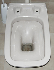 TOILET SEATS spare part for WC with RAISED / OBLIQUE top at 45%