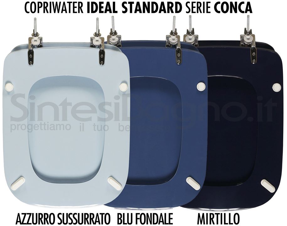 The PERFECT toilet seat (rectangular and old model) of the IDEAL STANDARD CONCA series!