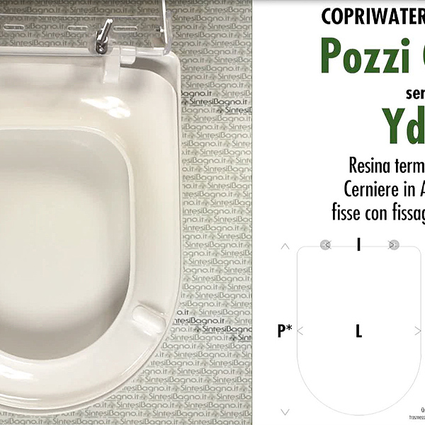 Copriwater per sanitari POZZI GINORI modello YDRA