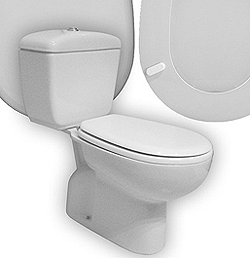 ABATTANT WC en forme de GOUTTE: : LIUTO, ARETUSINA, CLIO