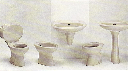 TOILET SEATS for SINGLE-BLOCK sanitary ware (duo) with ceramic cistern: Europa, Forty3, Niagara, CT09