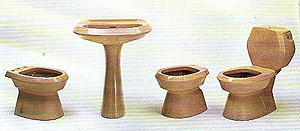 TOILET SEATS for SINGLE-BLOCK sanitary ware (duo) with ceramic cistern: Europa, Forty3, Niagara, CT09