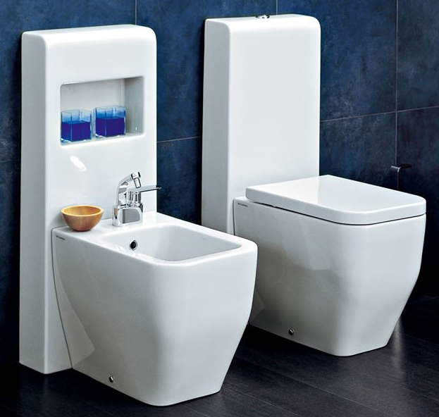 TOILET SEATS for SINGLE-BLOCK sanitary ware (duo) with ceramic cistern: Europa, Forty3, Niagara, CT09