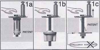 Les WC sur pied profilés / affleurants et leurs abattant avec fixation par le haut