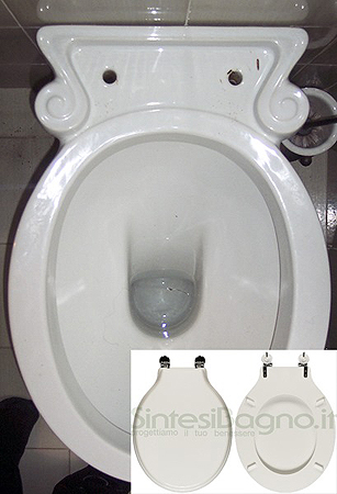 Ricambio COPRIWATER per WC ASTRA design FRANCO VALERI: Serie 83, Gemma, Pantheon, Versailles, Forma