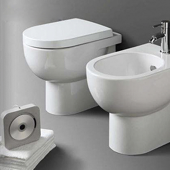 Designer sanitaryware and toilet seats designed by Terri Pecora for Simas: Luna, Flow, Bohemian, E-Line