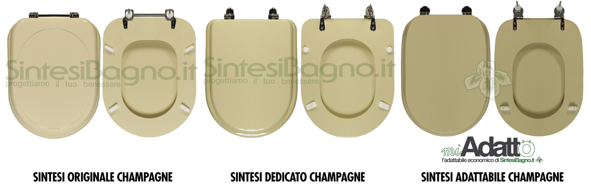 COPRIWATER SINTESI CHAMPAGNE VERSIONI ORIGINALI, DEDICATE, COMPATIBILI