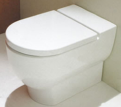 AXA ONE series Uno Ceramica – oversized toilet seat spacing