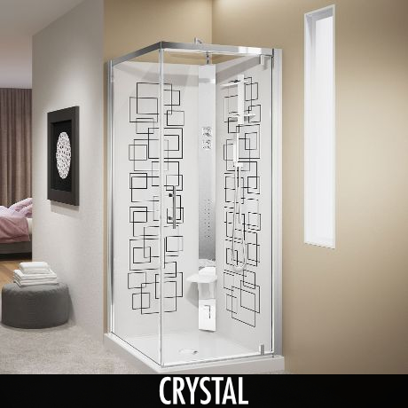 La cabina doccia di Novellini dal design minimale. Con le pareti di vetro facilita la pulizia e la gestione del tuo bagno, e gli conferisce uno stile elegante e moderno.