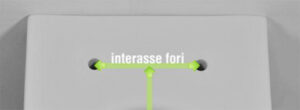 Copriwater con interasse di fissaggio molto largo: 19/20/21/22…cm