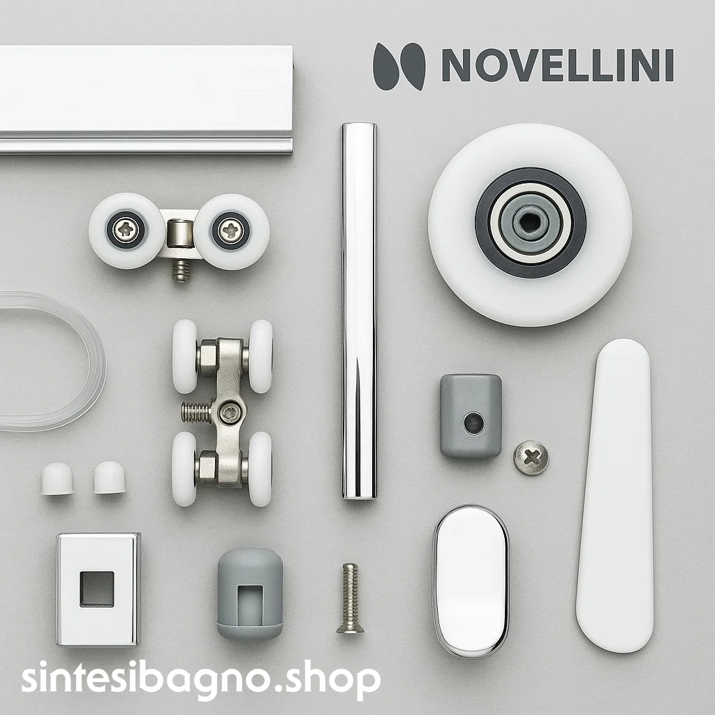 Ricambi più richiesti per cabine doccia Novellini